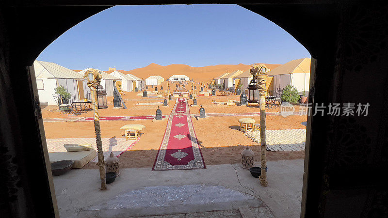 ⁨旅游沙漠营地，Erg Chebbi⁩，⁨Et-Taous⁩，⁨摩洛哥